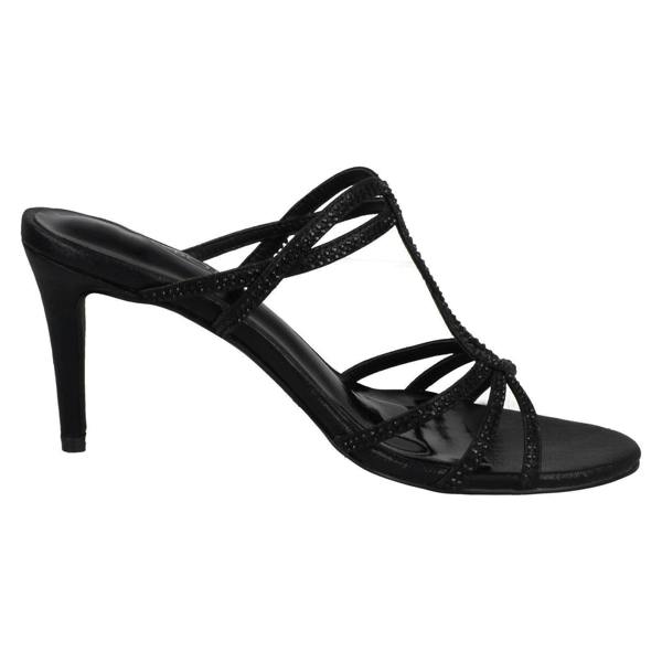 Anne Michelle Ladies Anne Michelle Slip On Mid Heel Sandal