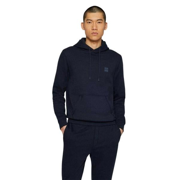 Boss Mens Wetalk Pullover Hoodie - Navy - 