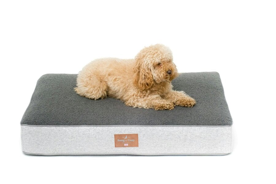 Snug and Cosy Pets Heritage Tweed Orthopaedic Pet Lounger - Comfort & Support