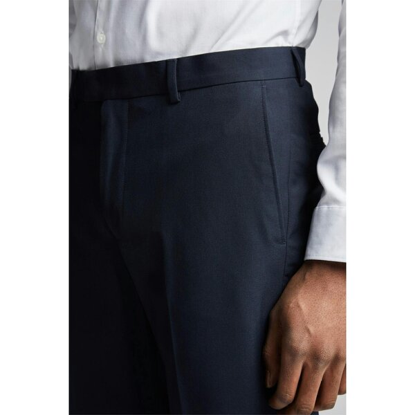 Limehaus Slim Fit Navy Trousers