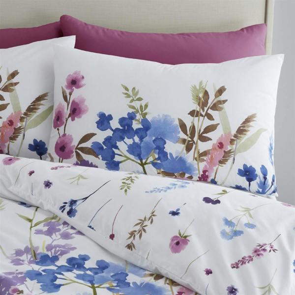 Countryside Floral P/Blue Duvet Cover Set