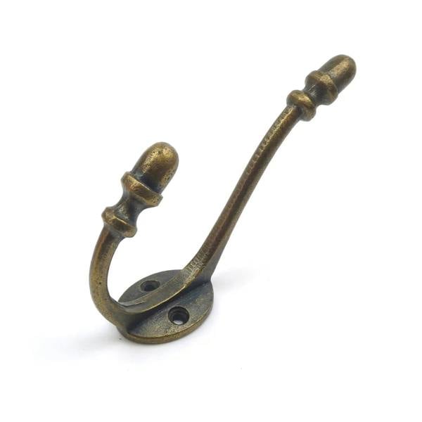 Cast Iron Acorn Design Hat & Coat Hook In Antique Copper Finish 130mm - Pack of 5