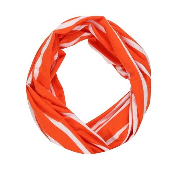 Regatta Womens/Ladies Shaila Striped Jersey Scarf - Crayon/White Stripe