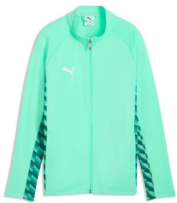 Puma Junior TeamLIGA 26 Training Jacket Full Zip Tracksuit Top Turquoise 659729