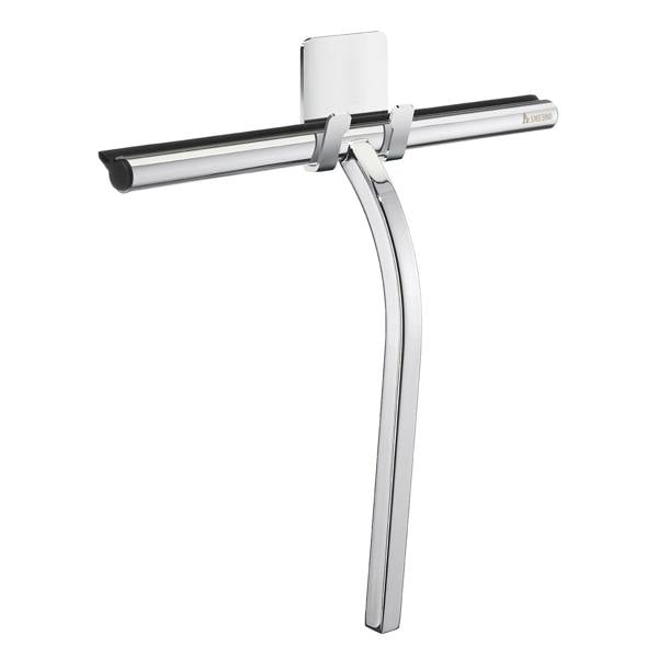 Chromed stainless steel shower squeegee