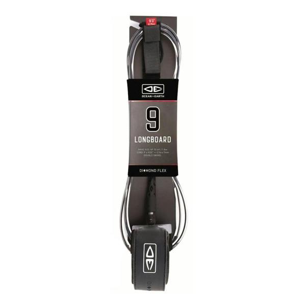 Ocean & Earth 9’0 Regular Longboard Surfboard Leash Black