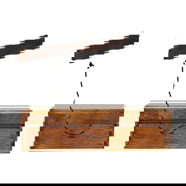 Artisan Furniture Solid Wood Lunar 2 Drawer Chestnut Wall Mounted Media Unit