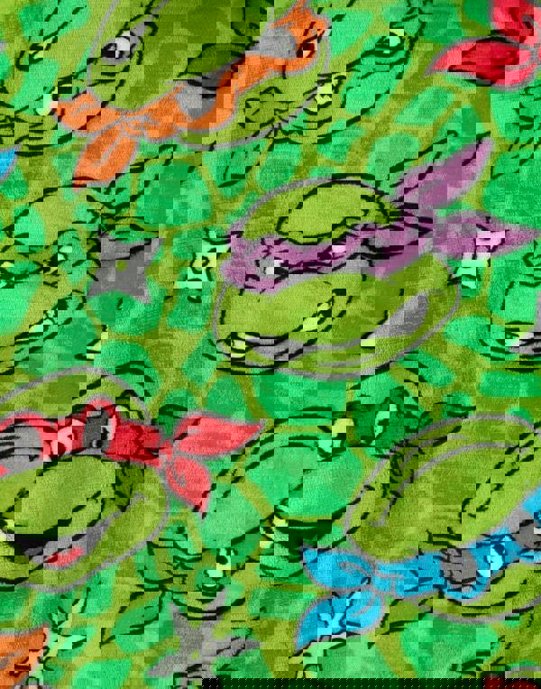 Teenage Mutant Ninja Turtles Boys Green Blanket Hoodie