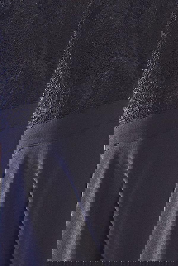 Off The Shoulder Lace Skater Mini Dress - Black DR2563C