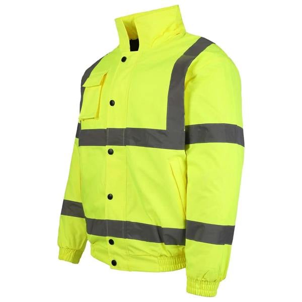 Hi-Vis Bomber Jacket – EN471 Class 3, Waterproof & Quilted Lining - Hi-Vis Trousers