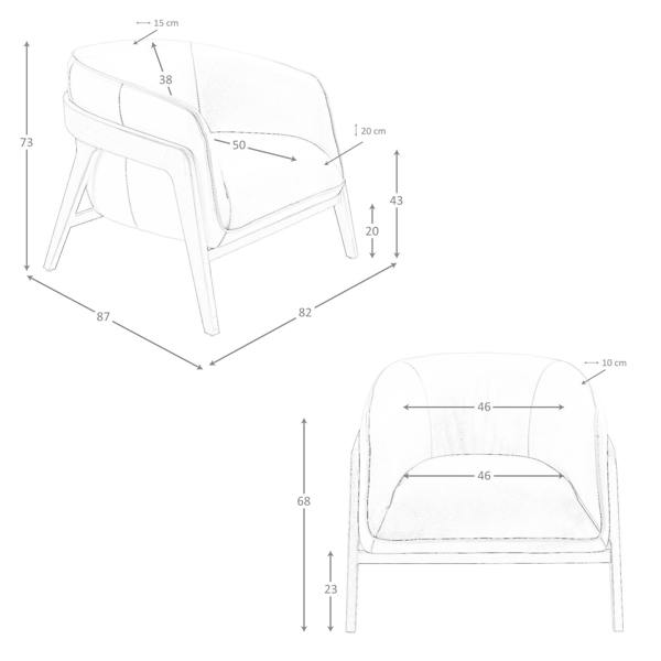 Angel Cerdá Leather Armchair 5195/5196/5197