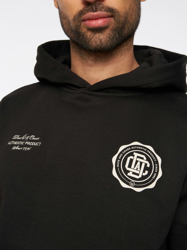 Duck and Cover Keyaan Hoodie - Black