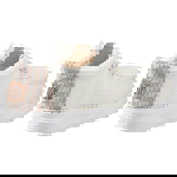 HEYDUDE Wally Resort Polyester Blend Men's White/Multi Moccasins Shoes