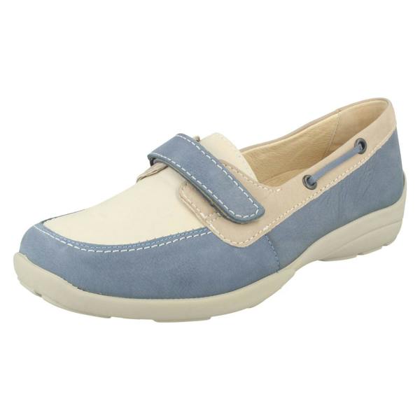 DB Shoes Ladies Easy B Flat Loafer Style Shoes - Elizabeth