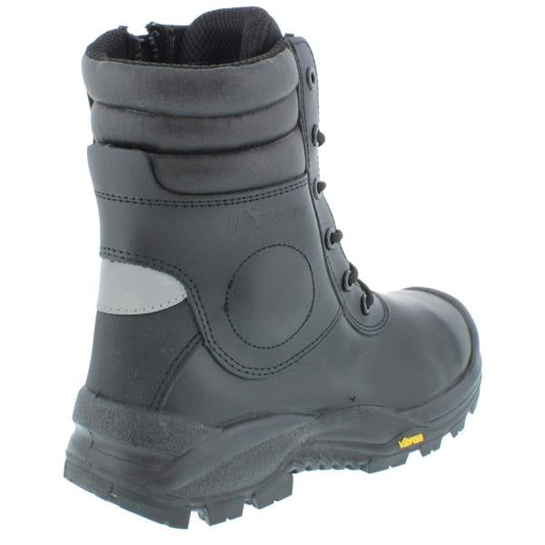 U-Power Leopard Leather Work Hi Leg Vibram Lace Up Toecap Midsole Work Boots