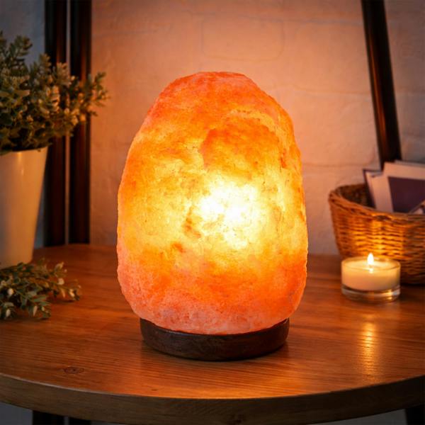 Dragodirect Himalayan Rock Salt Lamp 2KG Natural Crystal Bedside Night Light