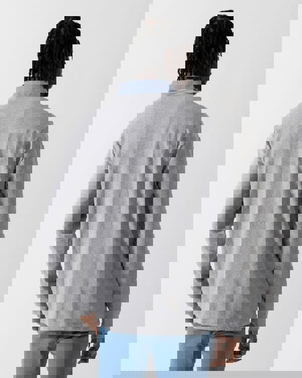 GANT Mens Regular Fit Chambray Heavy Rugger - 93 Grey Melange