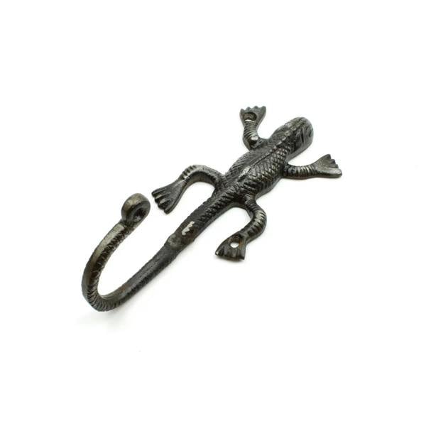 Antique Cast Iron Gecko Hook