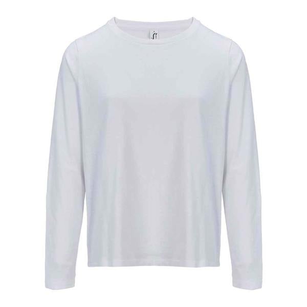 SOLS Womens/Ladies Monarch Long-Sleeved T-Shirt - White