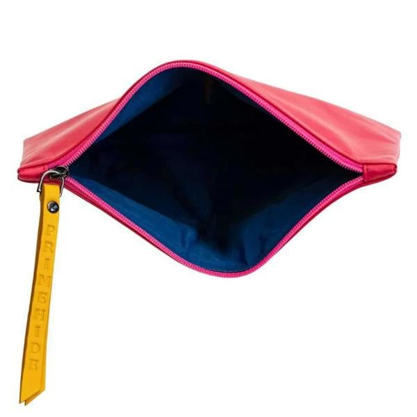 PRIMEHIDE Large Size Leather Zip Pouch