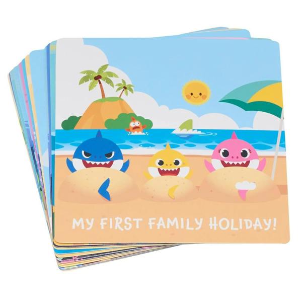 Widdop & Co Baby Shark Set of 16 Milestone Cards Multi
