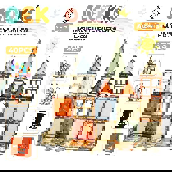 Dekko Magnetic Building Blocks Tiles for Kids Gift Educational Construction Toy