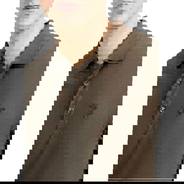 Lyle & Scott Tonal Eagle Form Green Polo Shirt M