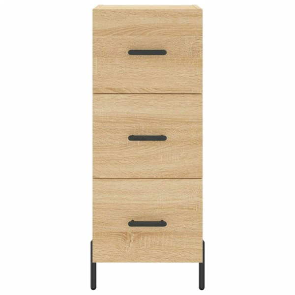 Berkfield Sideboard Sonoma Oak 34.5x34x90 cm Engineered Wood
