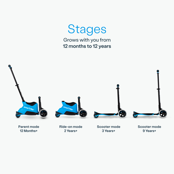 smarTrike Xtend 5 Stage Ride-On - Blue