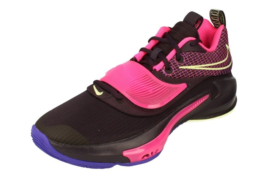 Nike Zoom Freak 3 Mens Basketball Trainers Da0694  500 - Cave Purple Lemon Twist 500 - Photo 0