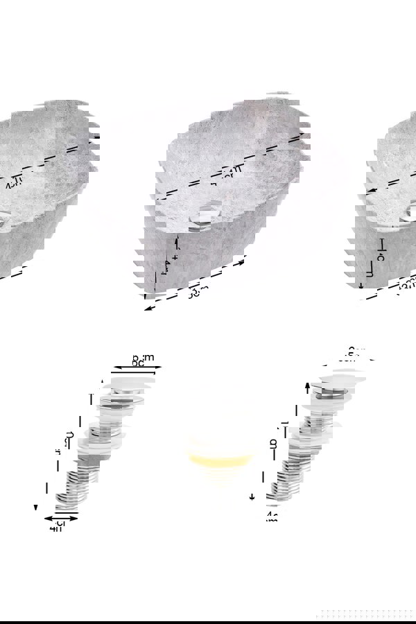 Living and Home Bathroom Ceramic Countertop Wash Basink Sink