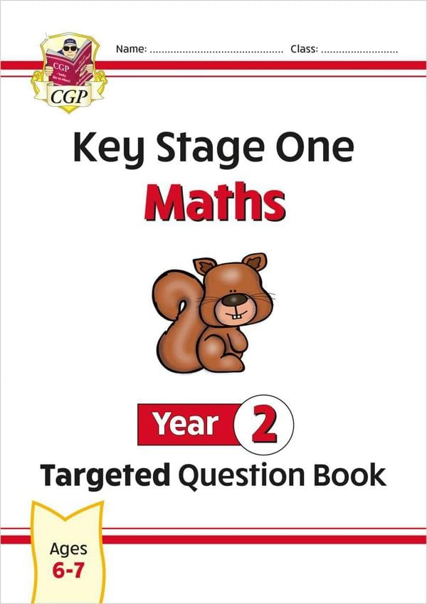 CGP KS1 Year 2 Workbook Bundle – Ages 6-7 (Grammar Punctuation and Spelling, Reading Comprehension, Handwriting, Maths)