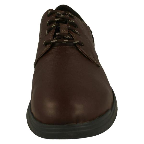 Clarks Mens Clarks Contoured Comfort Lace Up Shoes Donaway Plain