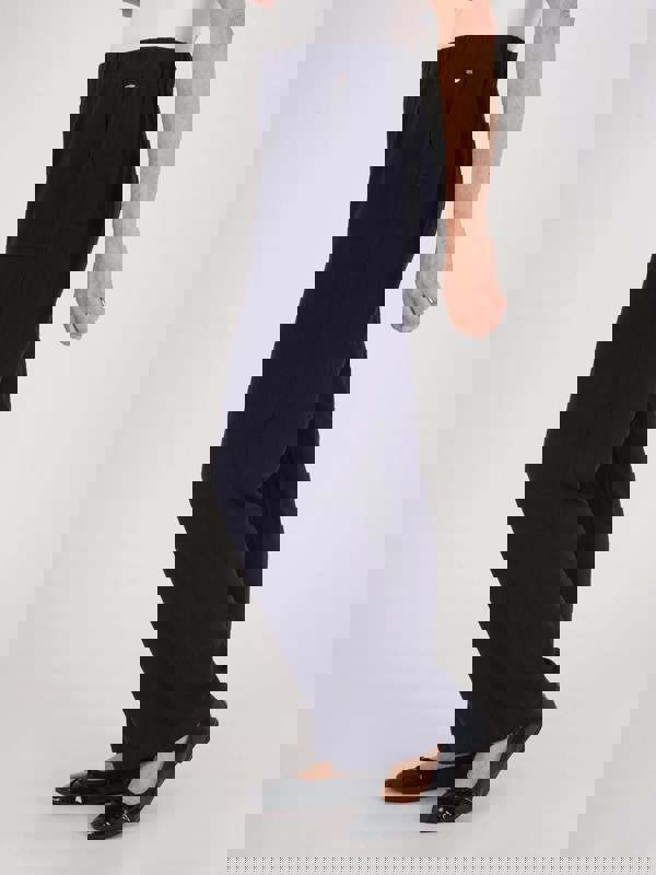 TIGI Relaxed Linen Patch Pocket Trouser - Navy