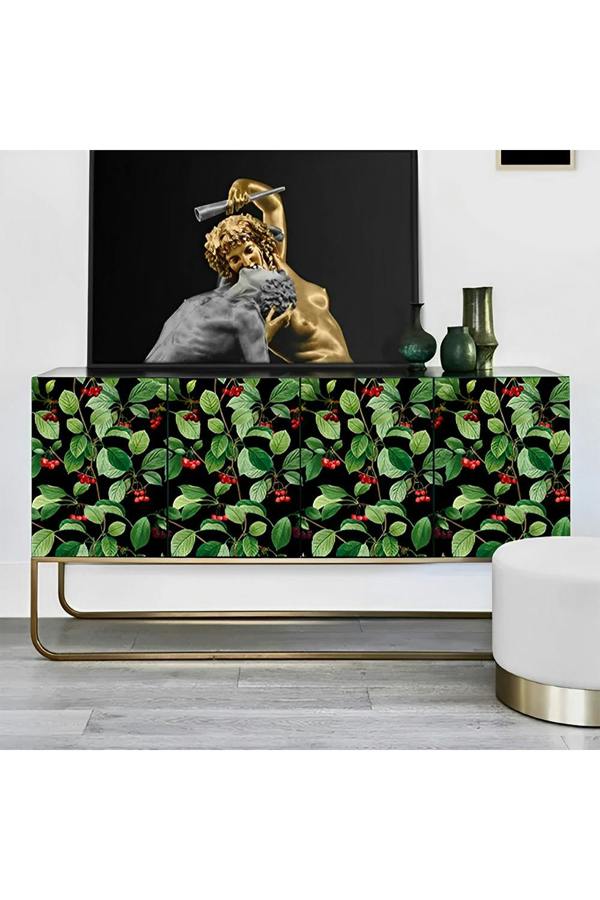 Living and Home 5M x 44Cm Little Cherry Waterproof Wallpaper Roll