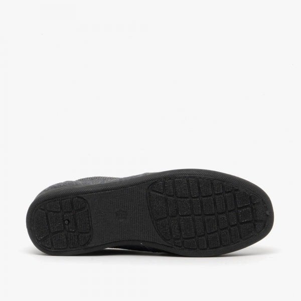 Dr Keller DEREK Mens Full Slippers Grey