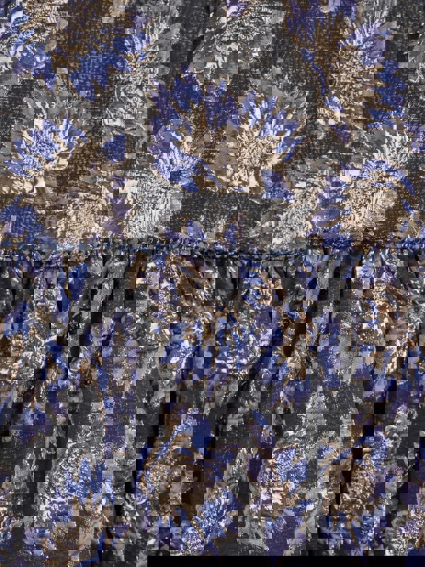 iAMe Girls All Over Print Dress in Black