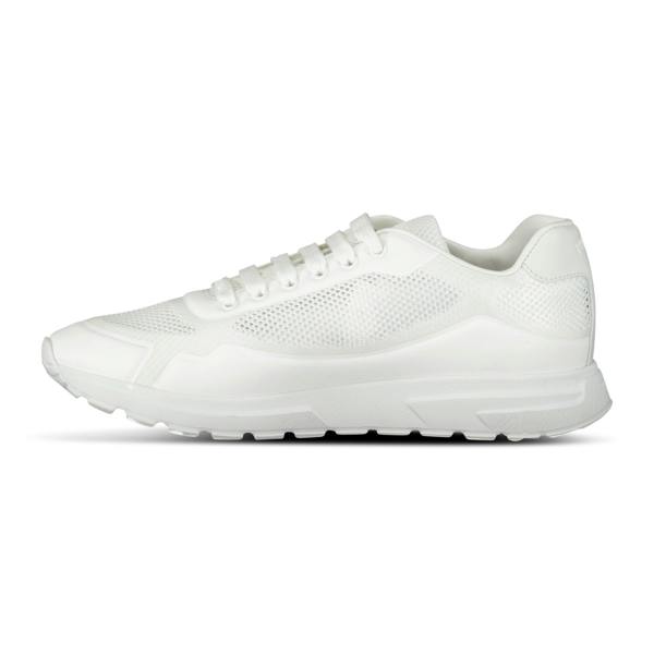 Prada Prax 2.0 Fabric Sneakers White - chancefashionco