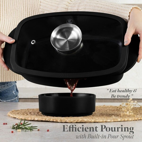 Berlinger Haus Roaster with glass lid and aroma knob Berlinger Haus BH8779
