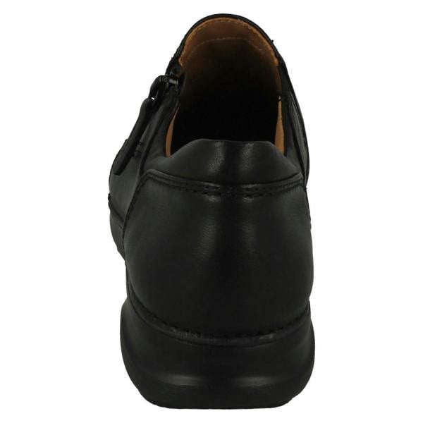 Clarks Ladies Clarks Unstructured Wedge Sole Shoes Appley Zip