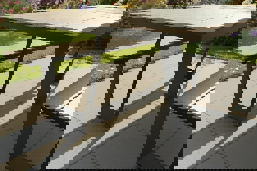 Garden Impressions Bell 200cm Picnic Bench in Dark and Light Grey