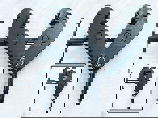 Lifting Beam Clamp with Shackle 5 Ton (5T Rigging Adjustable Girder Clamp Hoist)