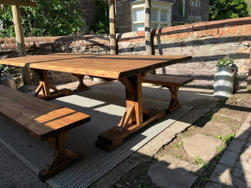 The Bespoke Carpentry Co Outdoor Live Edge Table