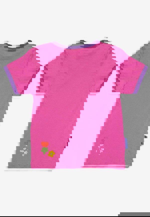 Organic Hillside Pony Applique Short Sleeved T-Shirt - Toby Tiger