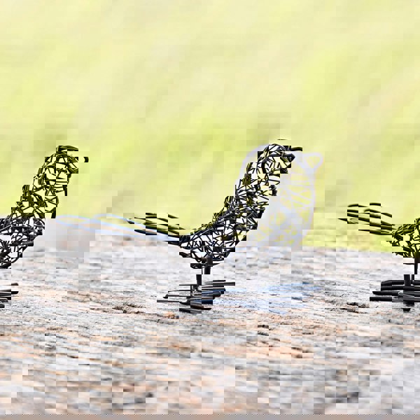 Paper High Set of Three Mini Wire Bird Ornaments