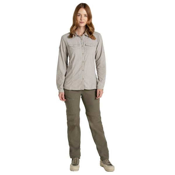 Craghoppers Womens/Ladies Adventure III Nosilife Long-Sleeved Shirt - Soft Mushroom - 