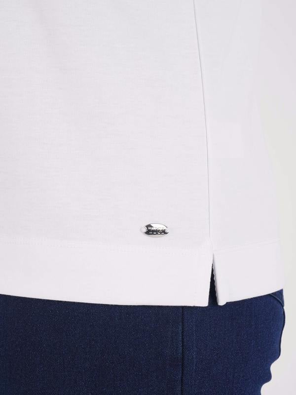 TIGI Lattice Neckline Detail Top