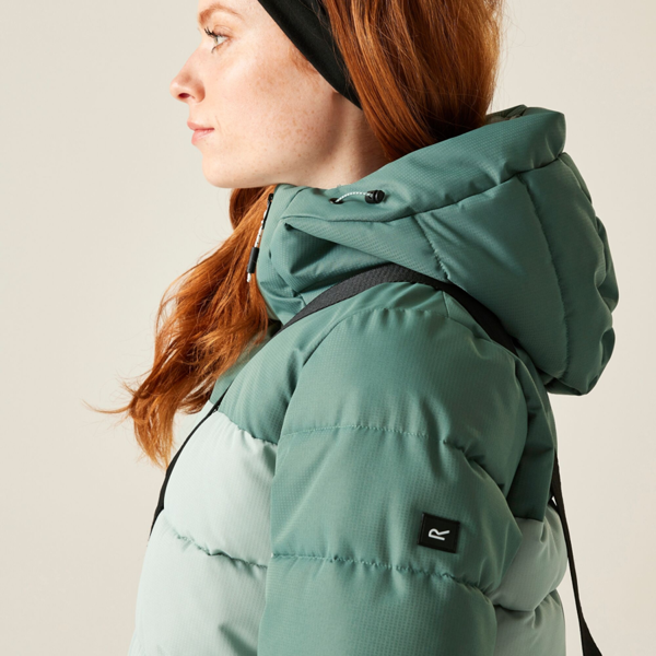 Regatta Womens Aldthorn Quilted Jacket - Green Haze/Spruce Green