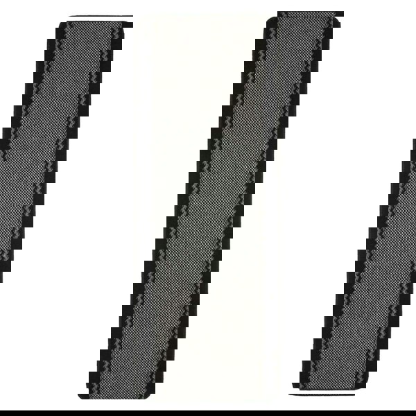 Machine Washable Designer Mats | Bordered Line Design Black