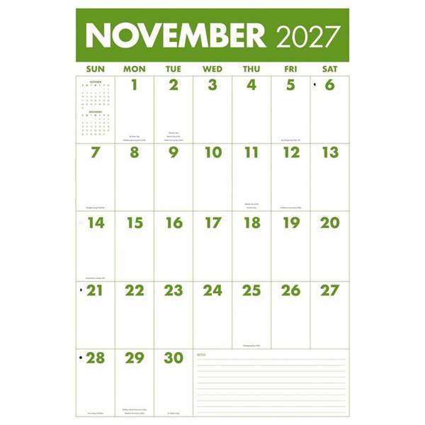 The Monster Grid Deluxe Calendar 2027, Deluxe Calendars, Month To View, Basics, Gift